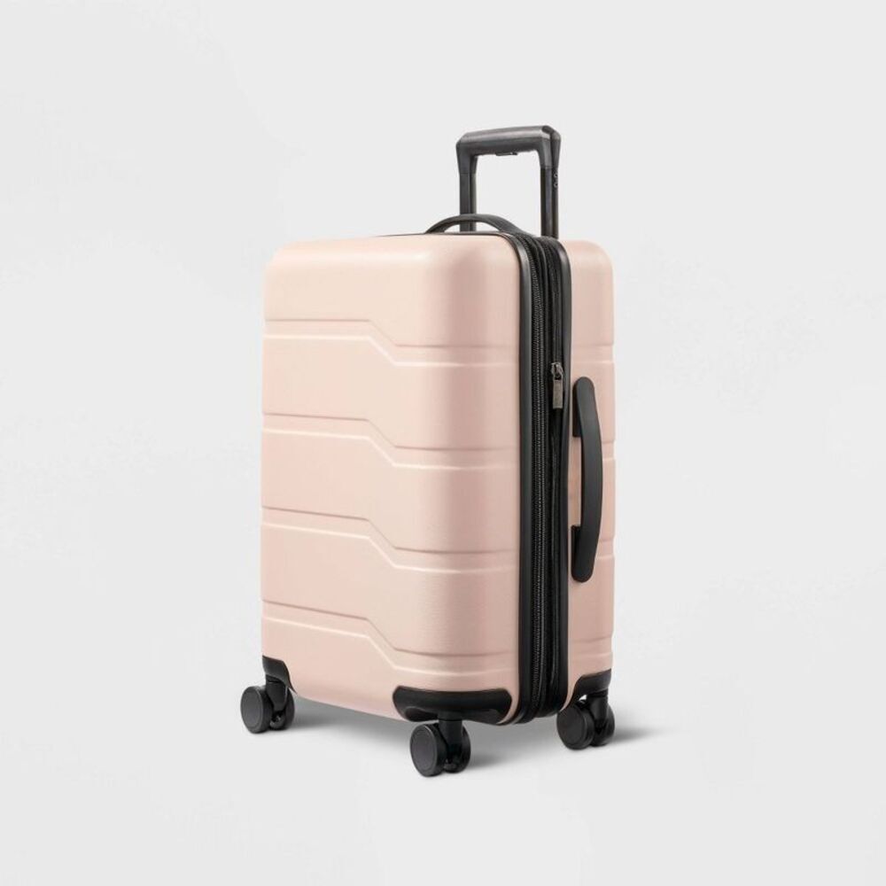 Open Story -  Hardside Carry On Luggage Hardshell Spi Pink